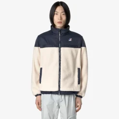 Discount K-Way LE VRAI 3.0 JILDE ORSETTO Ecru-bluedepth