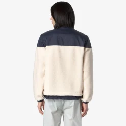 Discount K-Way LE VRAI 3.0 JILDE ORSETTO Ecru-bluedepth