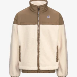 Discount K-Way LE VRAI 3.0 JILDE ORSETTO Ecru-browncorda