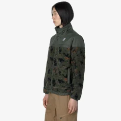 Best K-Way LE VRAI 3.0 JILDE PRINTED ORSETTO Greenblackish-camogreenblack