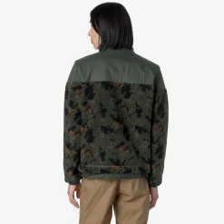 Best K-Way LE VRAI 3.0 JILDE PRINTED ORSETTO Greenblackish-camogreenblack