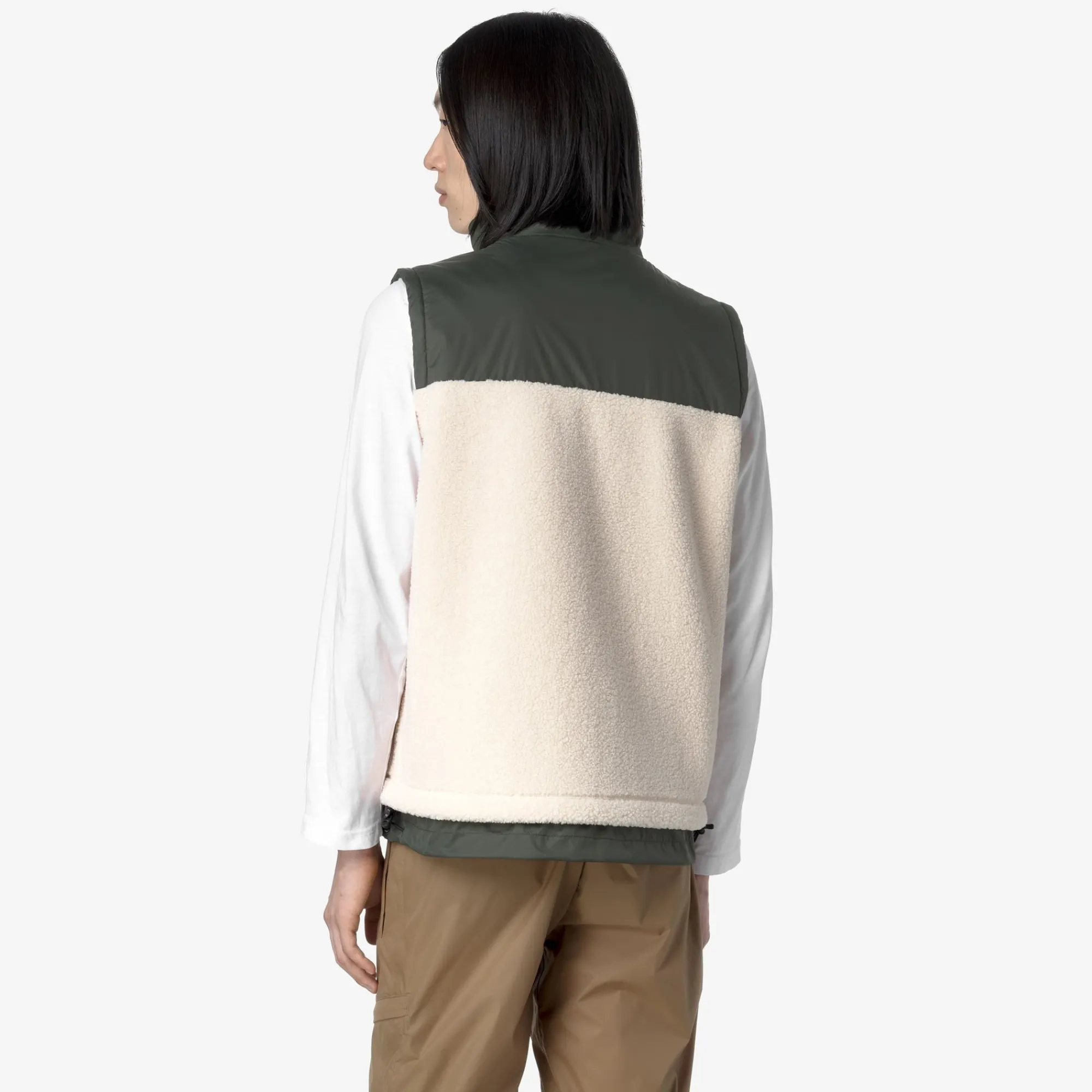 Sale K-Way LE VRAI 3.0 JILE ORSETTO Ecru-greenblackish