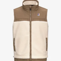 New K-Way LE VRAI 3.0 JILE ORSETTO Ecru-browncorda