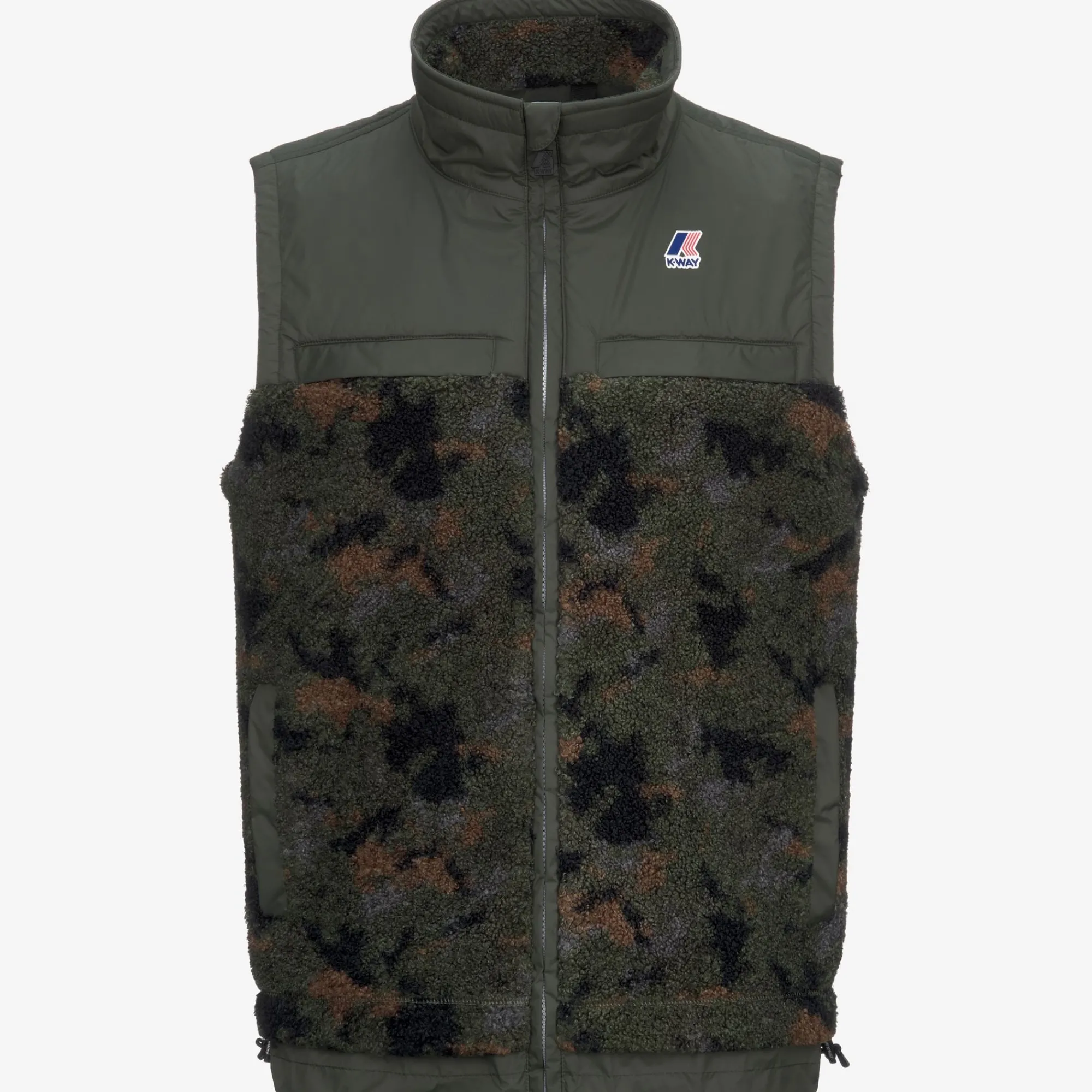 Hot K-Way LE VRAI 3.0 JILE PRINTED ORSETTO Greenblackish-camogreenblack