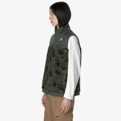 Hot K-Way LE VRAI 3.0 JILE PRINTED ORSETTO Greenblackish-camogreenblack