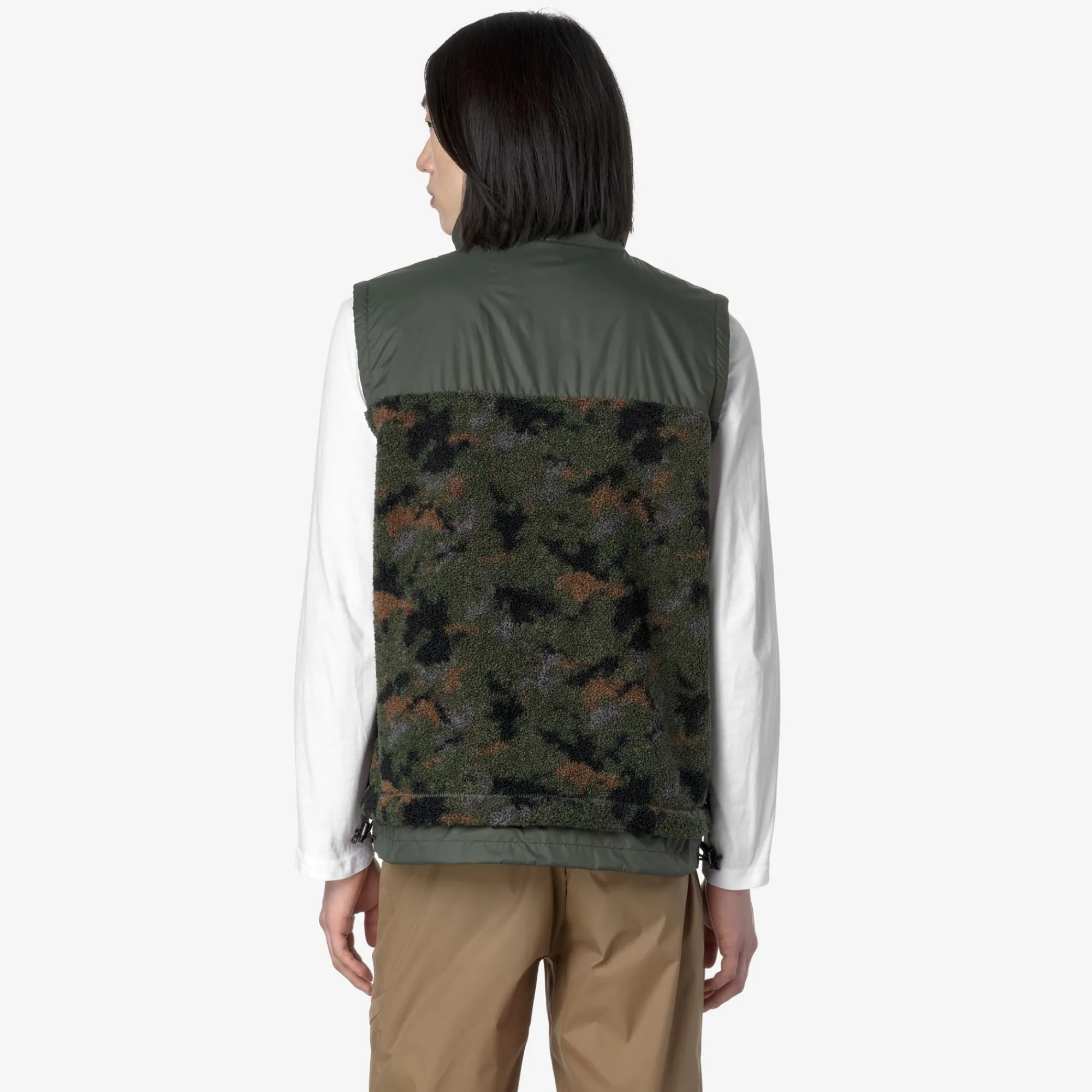 Hot K-Way LE VRAI 3.0 JILE PRINTED ORSETTO Greenblackish-camogreenblack