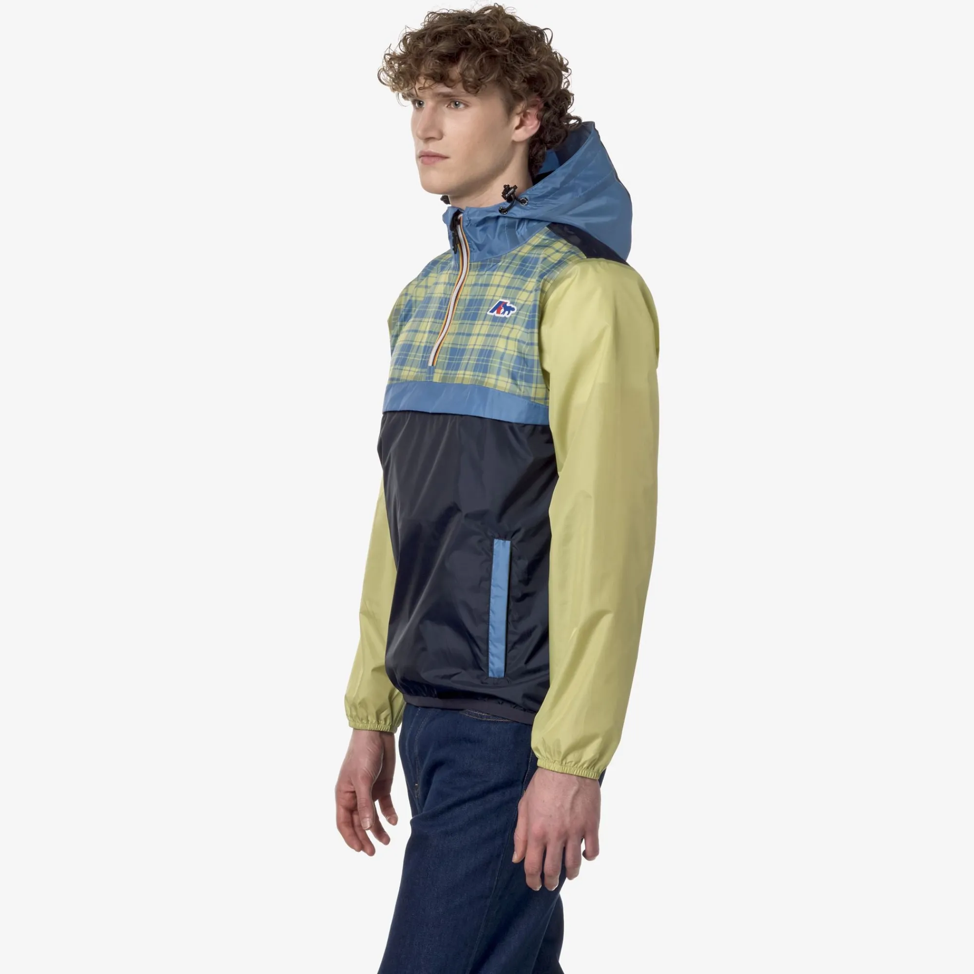 Discount K-Way LE VRAI 3.0 LEON GRAP MK Colblock-check