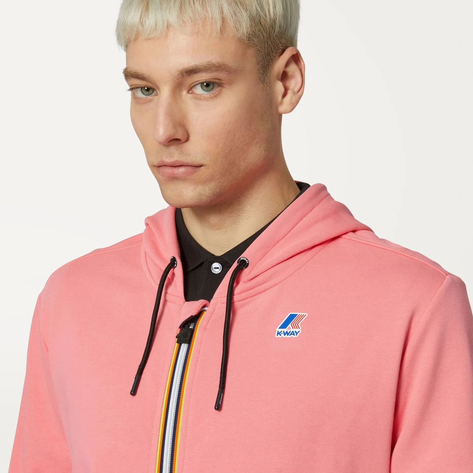 Outlet K-Way LE VRAI ARNEL POLY COTTON Pinkmd