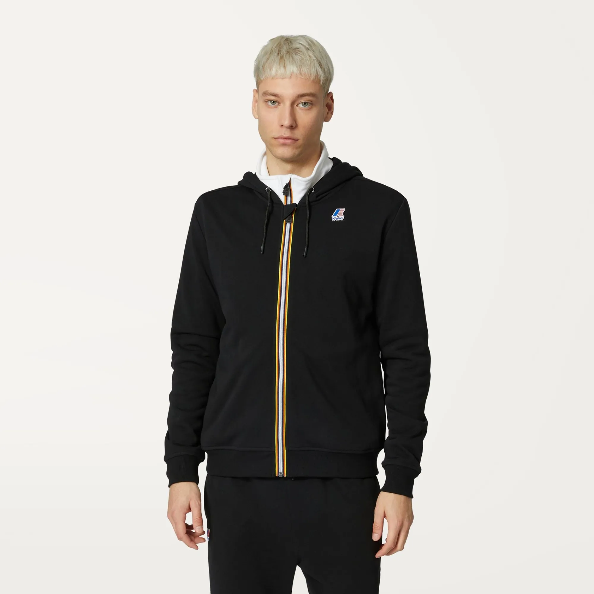 Sale K-Way LE VRAI ARNEL POLY COTTON Blackpure