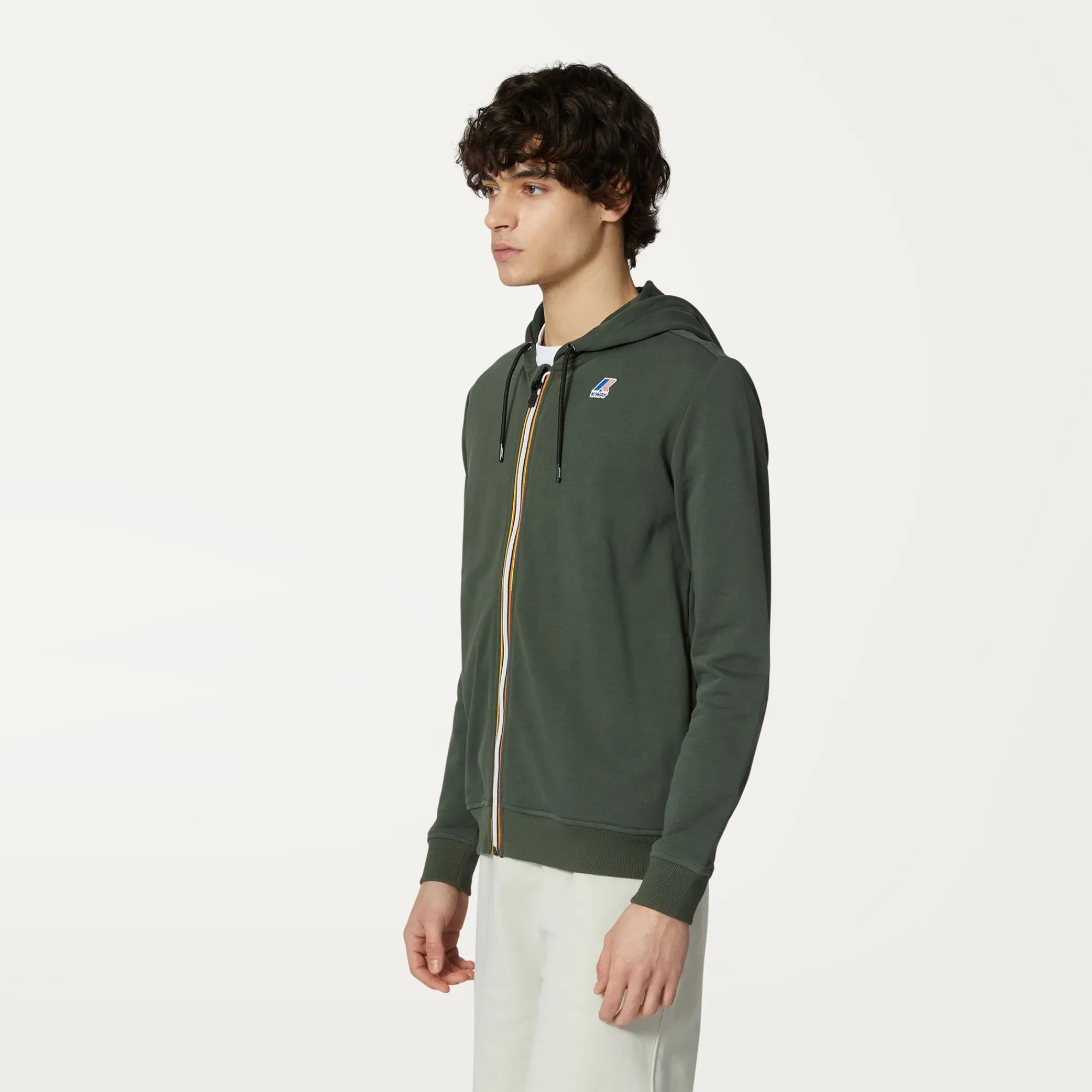 Sale K-Way LE VRAI ARNEL POLY COTTON Greenblackish