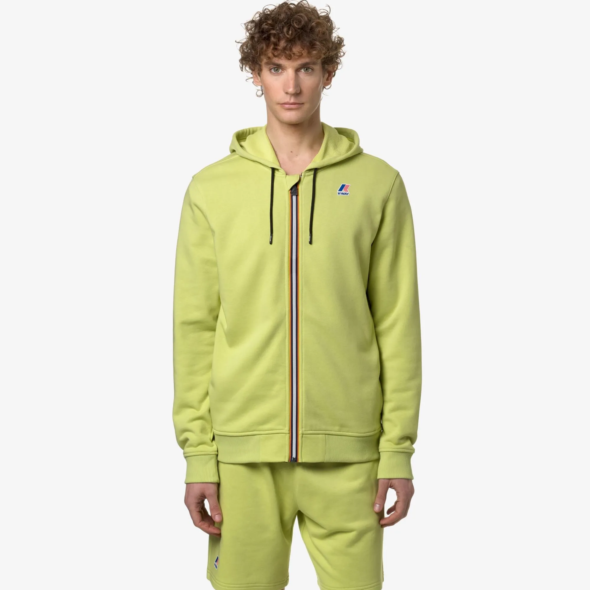 Hot K-Way LE VRAI ARNEL POLY COTTON Greencelery