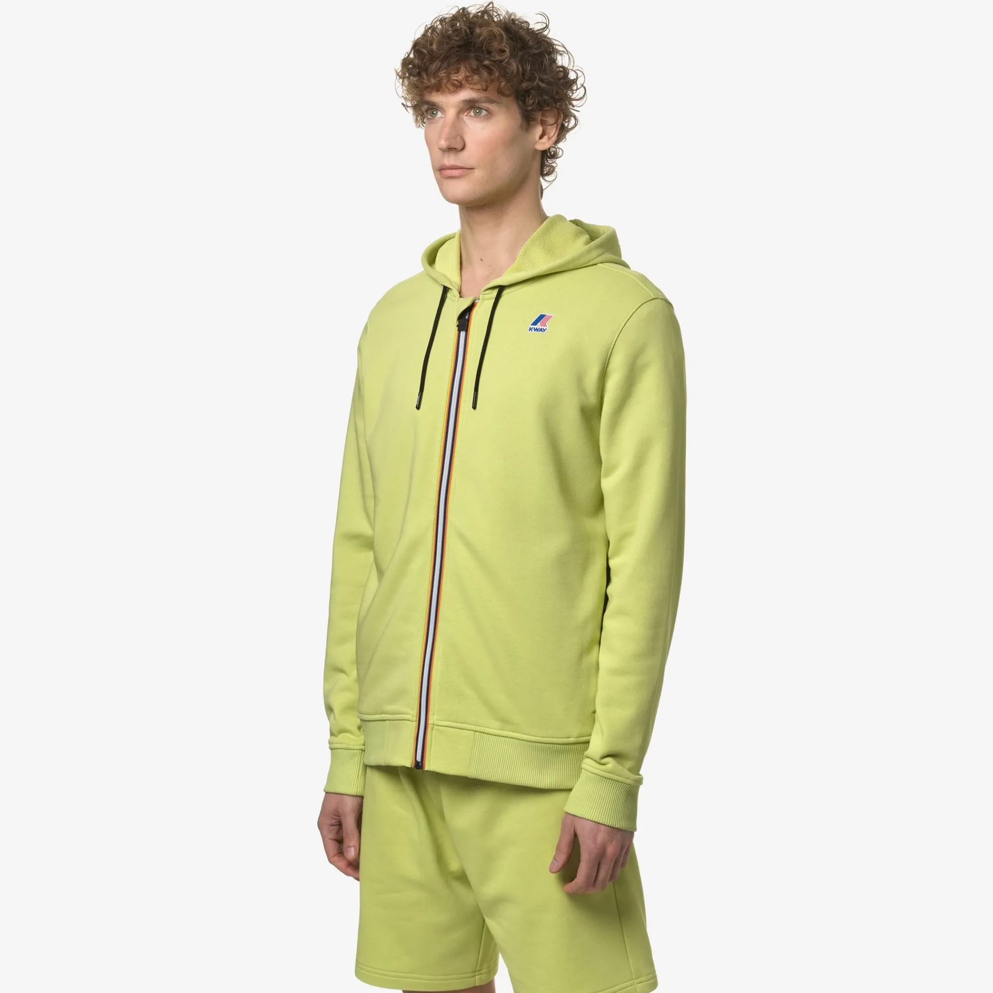 Hot K-Way LE VRAI ARNEL POLY COTTON Greencelery