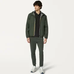 New K-Way LE VRAI BISHOP POLY COTTON Greenblackish
