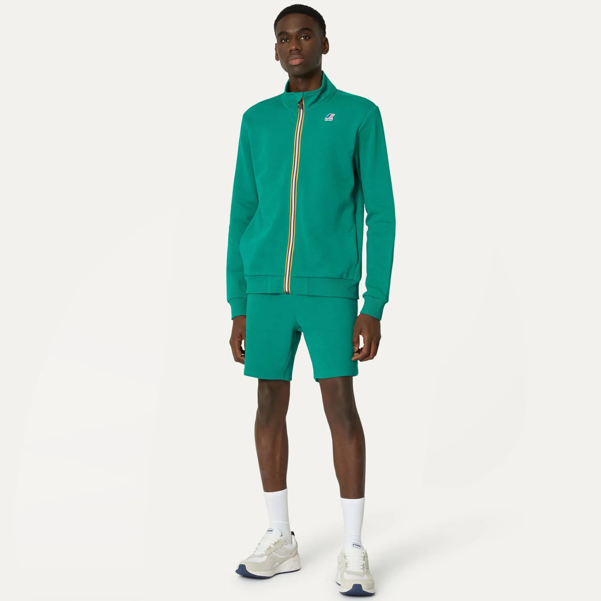 Online K-Way LE VRAI DORIAN POLY COTTON Green