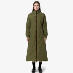 Discount K-Way LILEL TECH ECO FUR Greendkmuskfurwmn