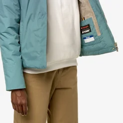 Sale K-Way LILY MICRO RIPSTOP MARMOTTA Greena-greyb