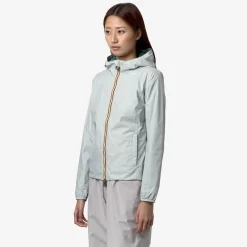 K-Way LILY PLUS.2 REVERSIBLE Greys-greenp