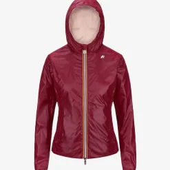 Online K-Way LILY PLUS.2 REVERSIBLE Pinkgardenia-reddk