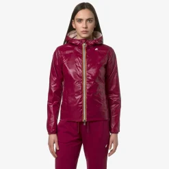 Online K-Way LILY PLUS.2 REVERSIBLE Pinkgardenia-reddk