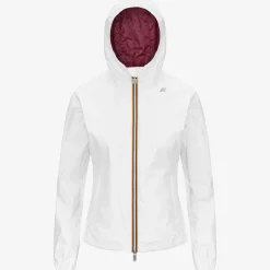 Sale K-Way LILY PLUS.2 REVERSIBLE White-redd