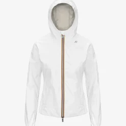 Hot K-Way LILY PLUS.2 REVERSIBLE White-beige