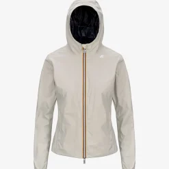Outlet K-Way LILY PLUS.2 REVERSIBLE Beigelt-blued