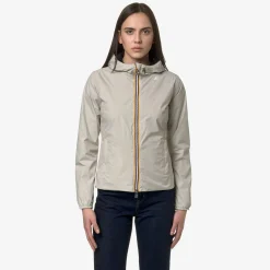 Outlet K-Way LILY PLUS.2 REVERSIBLE Beigelt-blued