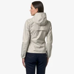 Outlet K-Way LILY PLUS.2 REVERSIBLE Beigelt-blued