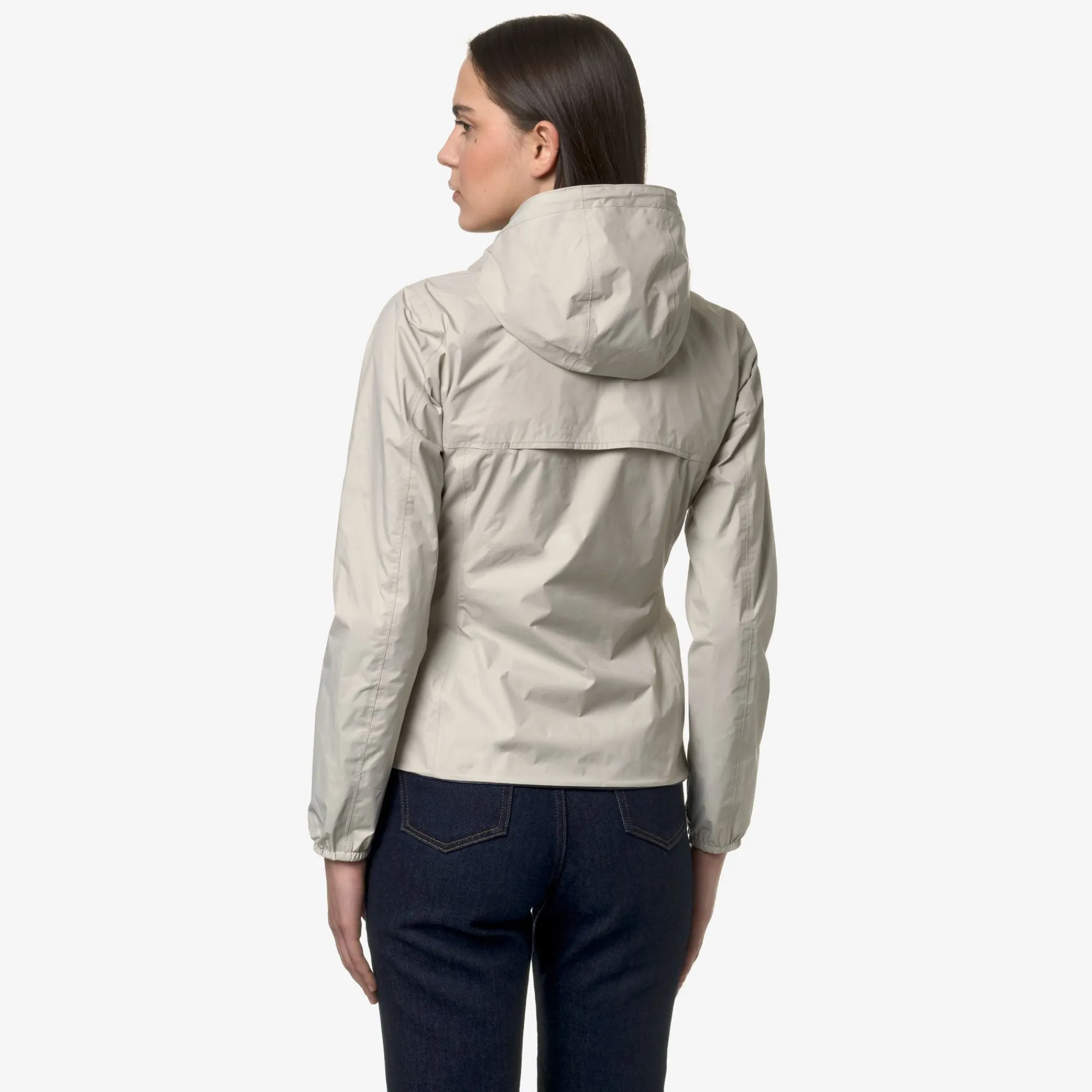 Outlet K-Way LILY PLUS.2 REVERSIBLE Beigelt-blued