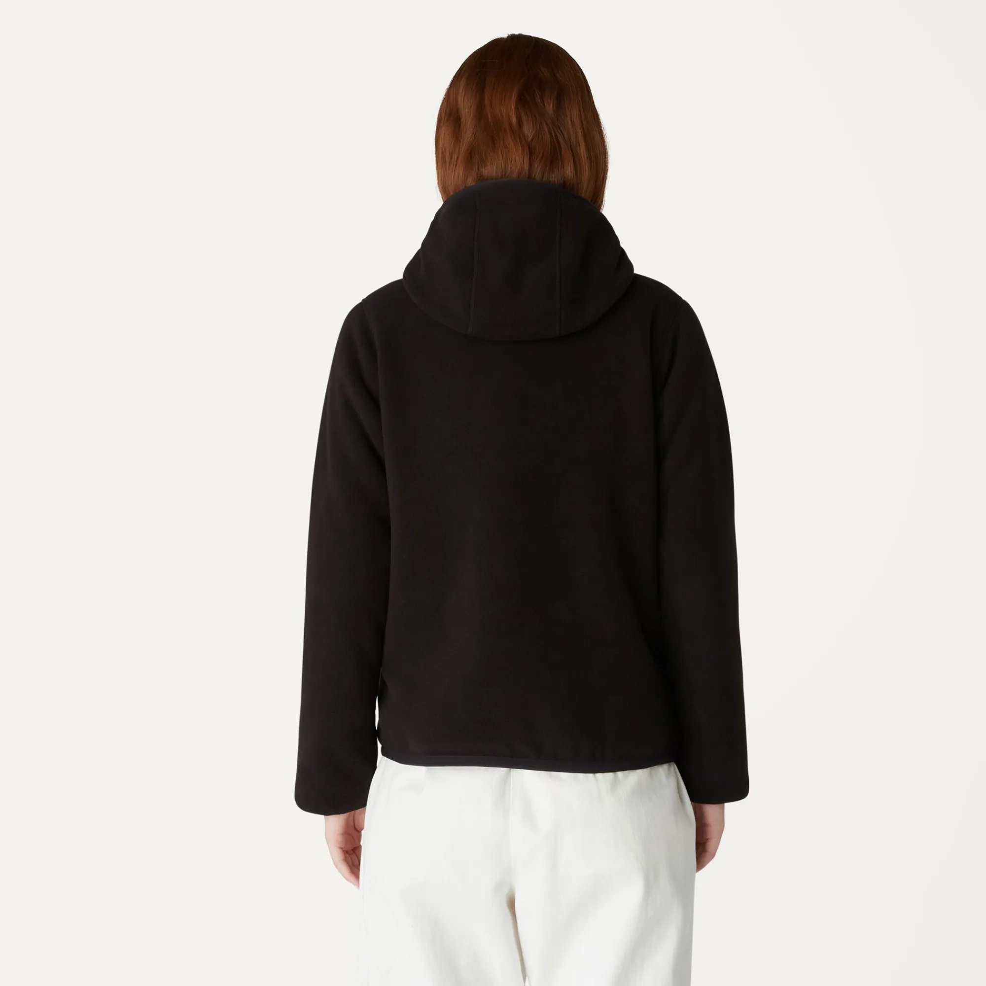 New K-Way LILY POLAR REVERSIBLE Blackpure-greysmoked