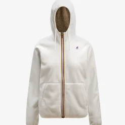 Best K-Way LILY POLAR REVERSIBLE Whitemilk-beigetaupe