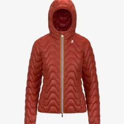 K-Way LILY QUILTED WARM Redpompeian