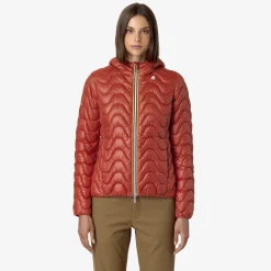 K-Way LILY QUILTED WARM Redpompeian