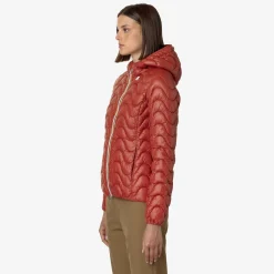K-Way LILY QUILTED WARM Redpompeian