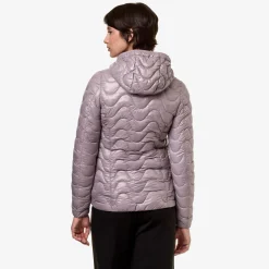 Clearance K-Way LILY QUILTED WARM Violetdusty
