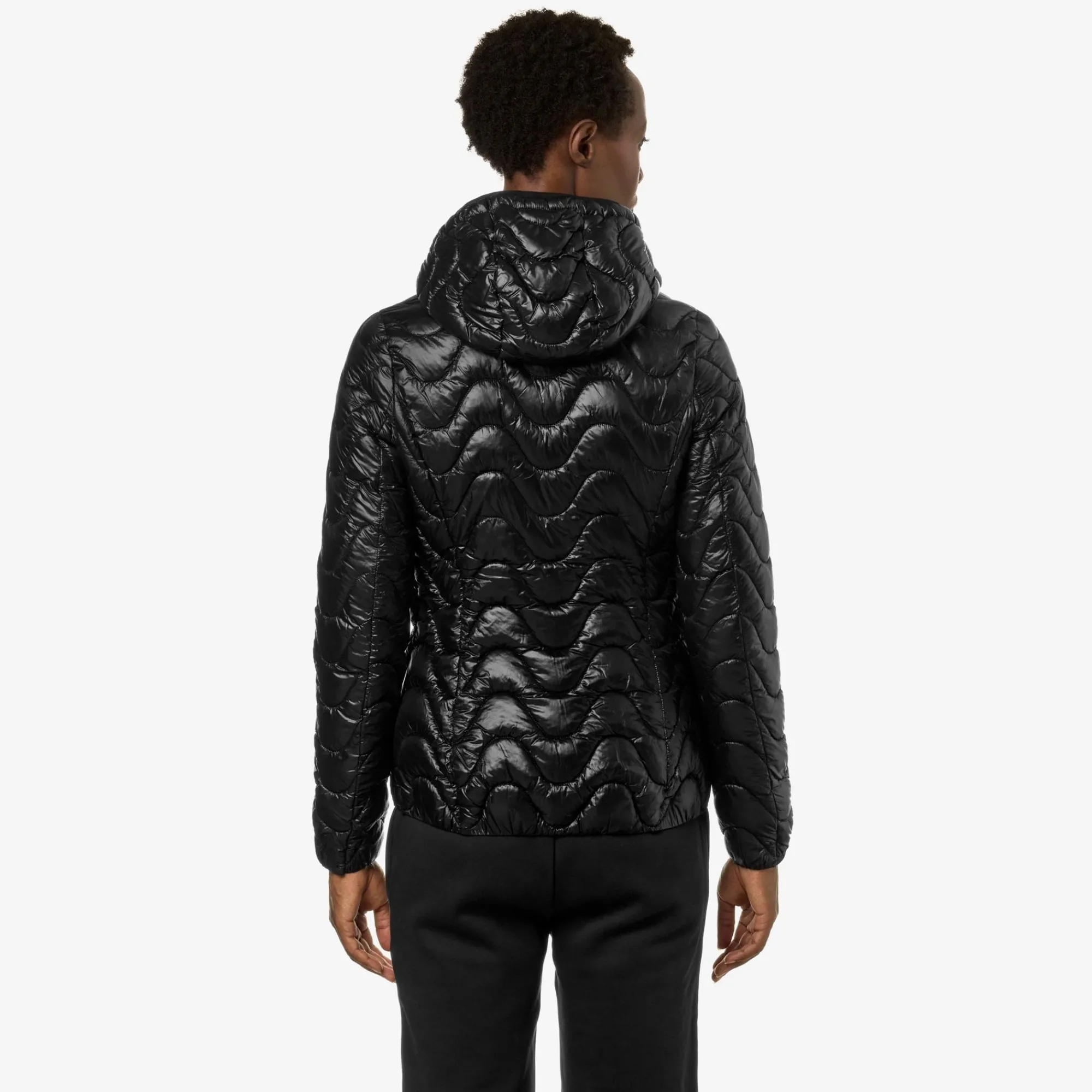 Sale K-Way LILY QUILTED WARM Blackpure