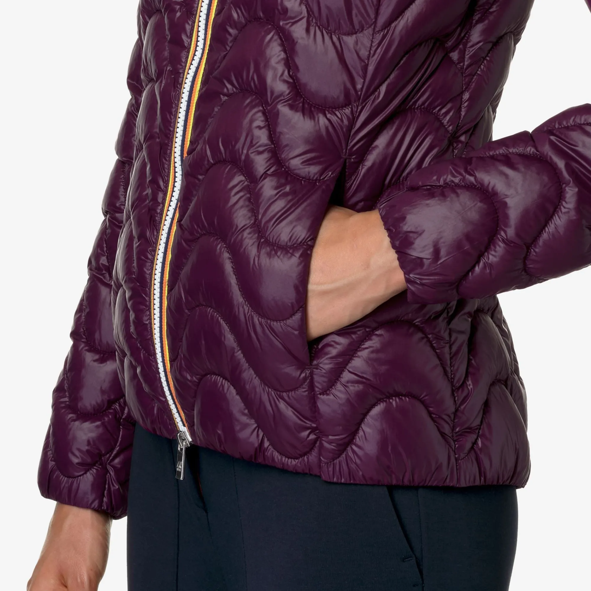 Sale K-Way LILY QUILTED WARM Violetdkpurple