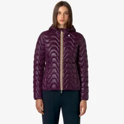 Sale K-Way LILY QUILTED WARM Violetdkpurple