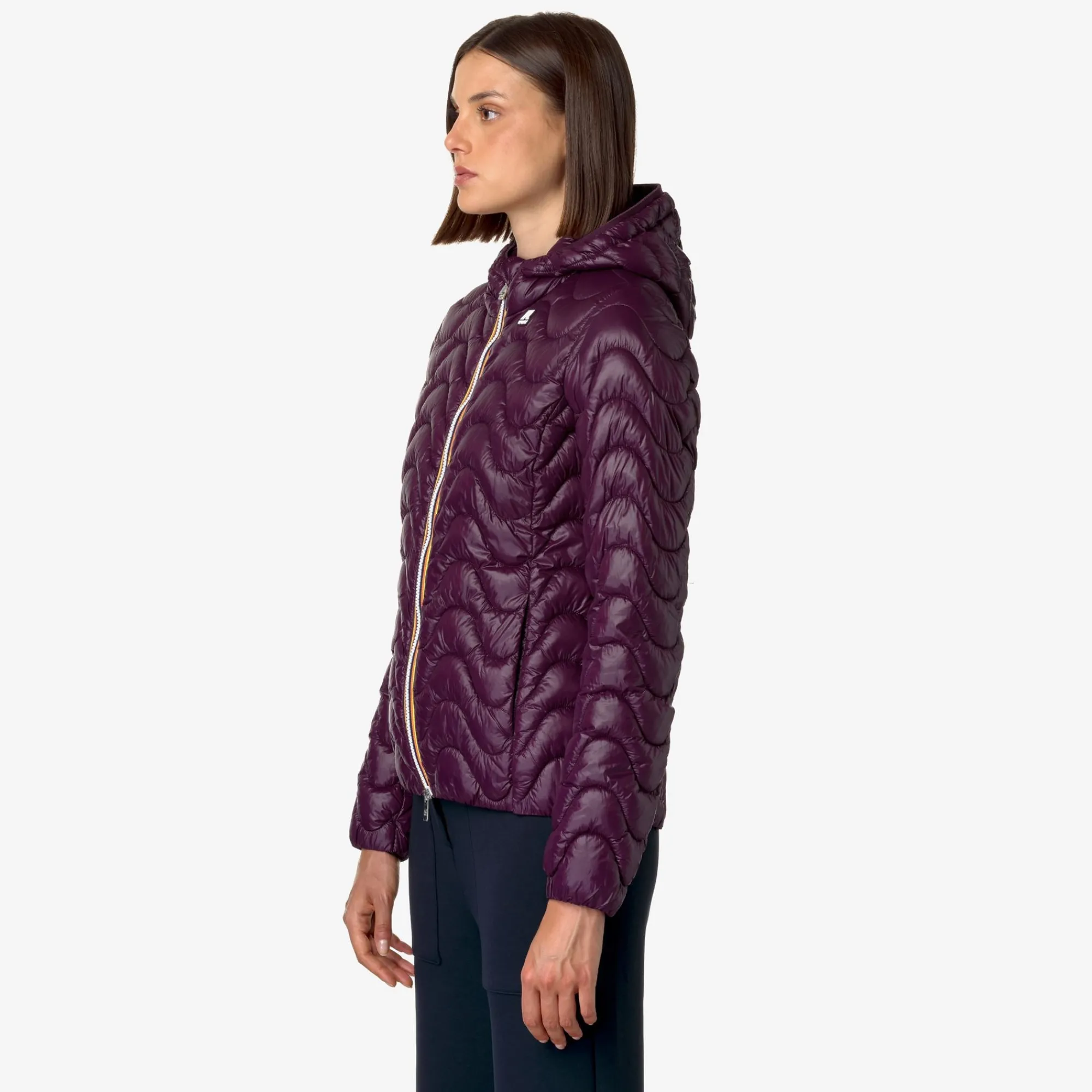 Sale K-Way LILY QUILTED WARM Violetdkpurple