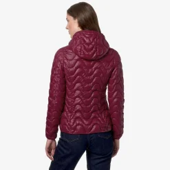 Clearance K-Way LILY QUILTED WARM Reddk