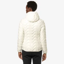 K-Way LILY QUILTED WARM Whitegardenia