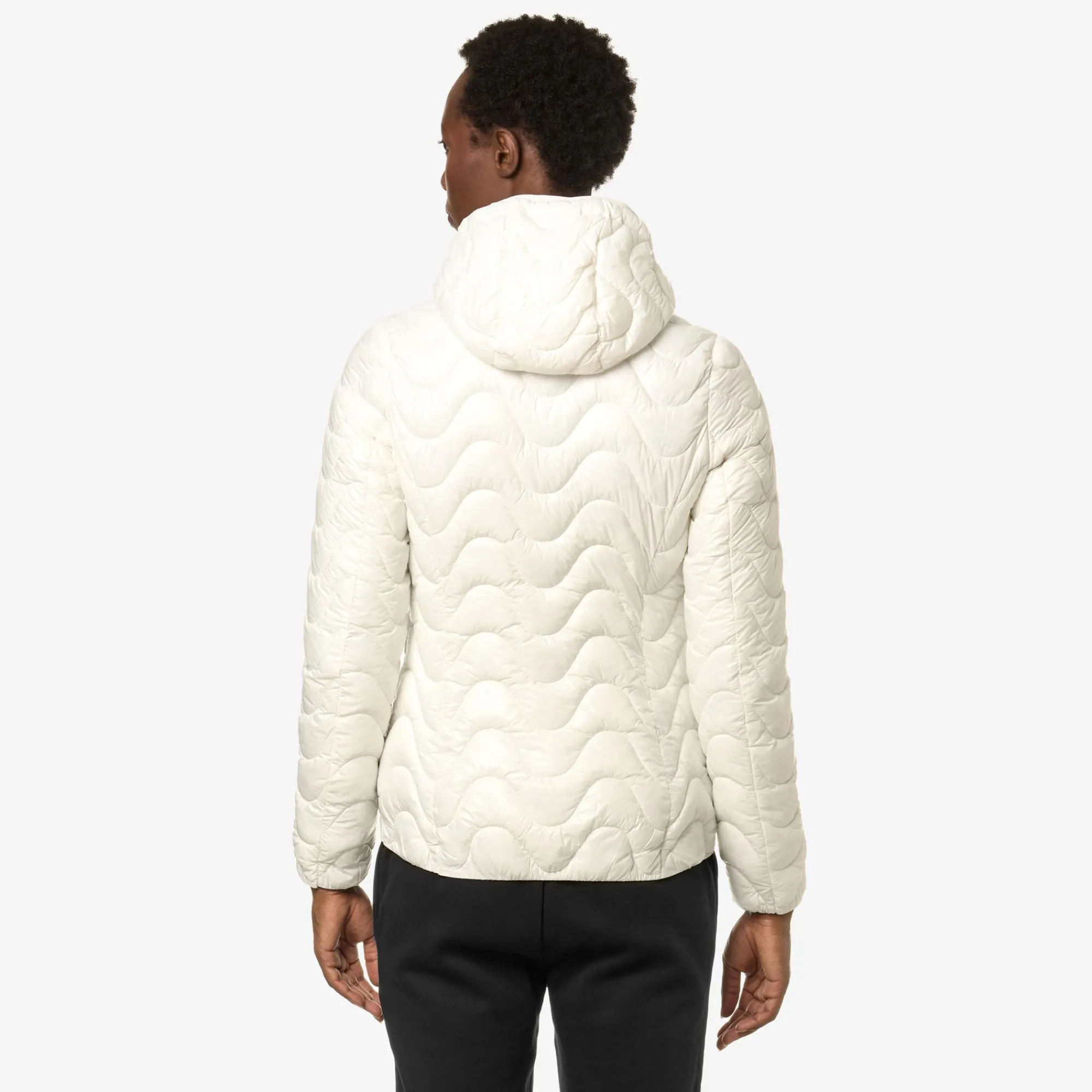K-Way LILY QUILTED WARM Whitegardenia