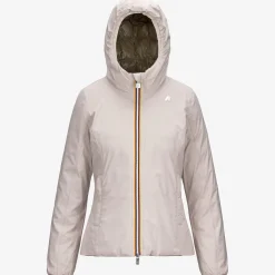 New K-Way LILY ST THERMO REVERSIBLE Beigeg-brownc