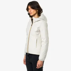 Best K-Way LILY ST THERMO REVERSIBLE Whiteg-beiget