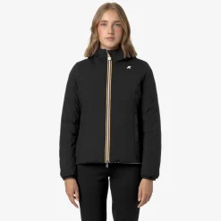 Sale K-Way LILY ST THERMO REVERSIBLE Blackpure-whitegardenia