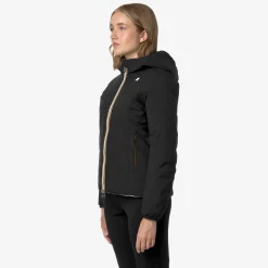 Sale K-Way LILY ST THERMO REVERSIBLE Blackpure-whitegardenia
