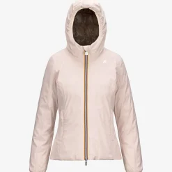 K-Way LILY ST THERMO REVERSIBLE Pinkt-browng