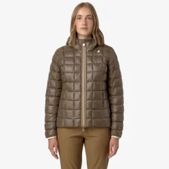 K-Way LILY ST THERMO REVERSIBLE Pinkt-browng