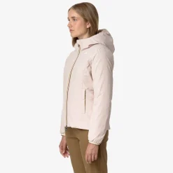 K-Way LILY ST THERMO REVERSIBLE Pinkt-browng