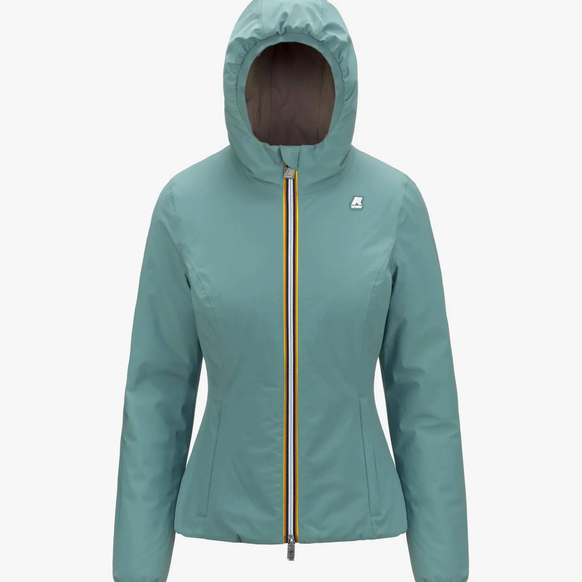 Sale K-Way LILY ST WARM REVERSIBLE Greena-beiget